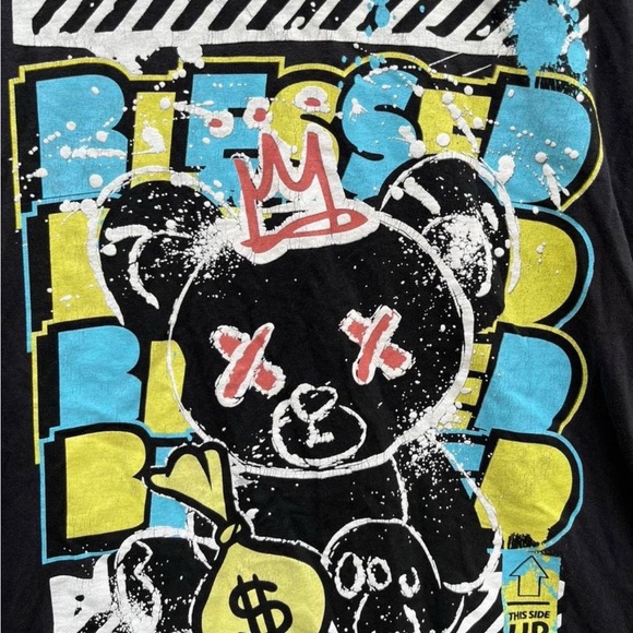 Take That! Men's Graphic Bear Tee - Black - Picture 3 of 4